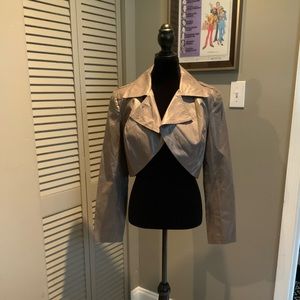 Gray Crop Jacket, Large
